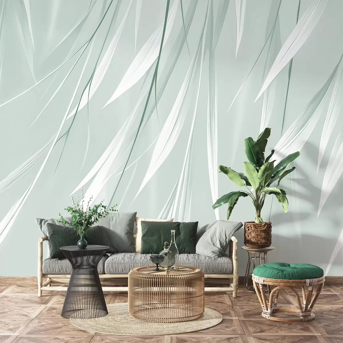 Fototapeedid Rippuvad õhukesed lehed w04703v1