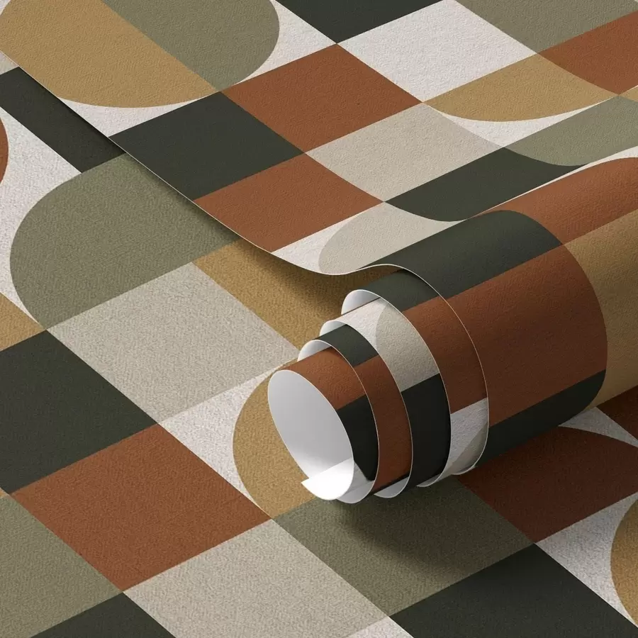 Fototapeedid Modulaarne geomeetria soojades maatoonides a00770