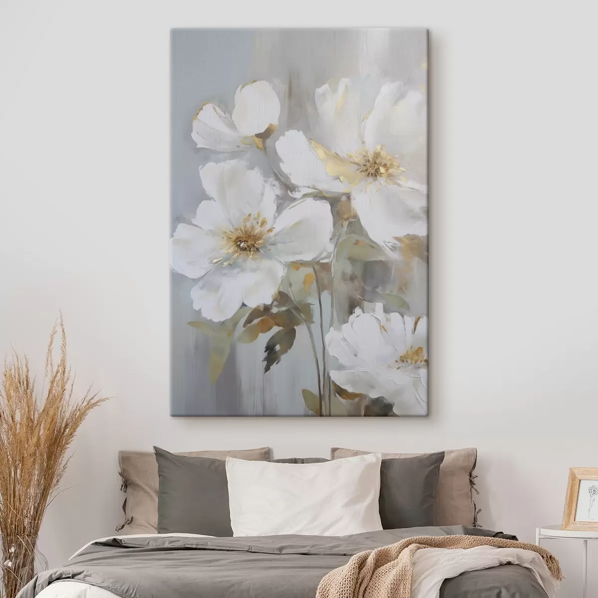 Pilt Abstraktsed lilled, maalide imitatsioon s46346