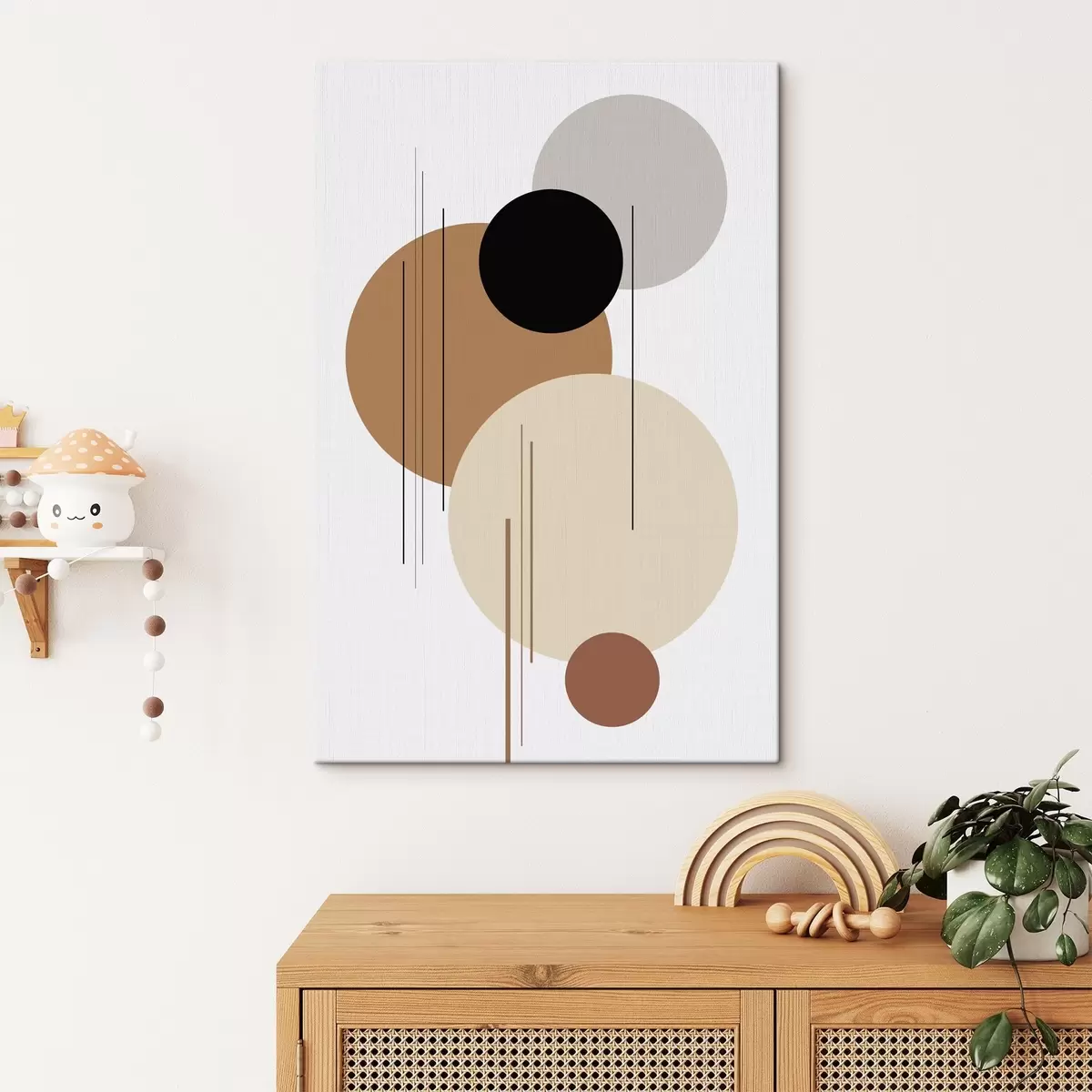 Pilt Abstraktne geomeetriline kompositsioon s46351