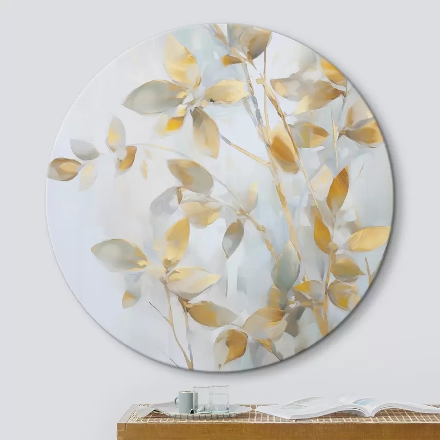 Pilt Abstraktsed lehed maalimise imitatsioon r46348