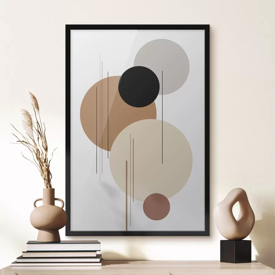 Fototapeedid Abstraktne geomeetriline kompositsioon f46351