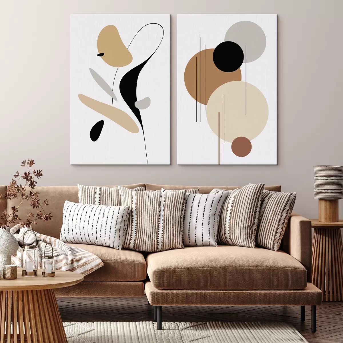 Pilt Abstraktne geomeetriline kompositsioon m00908