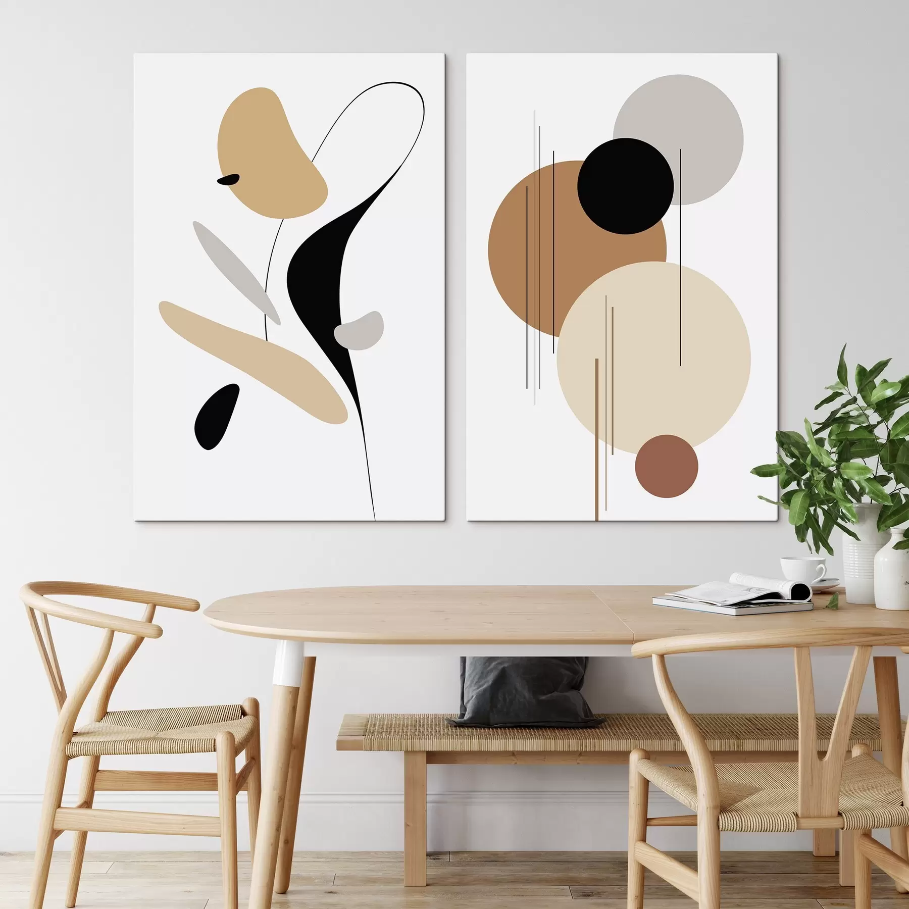 Pilt Abstraktne geomeetriline kompositsioon m00908