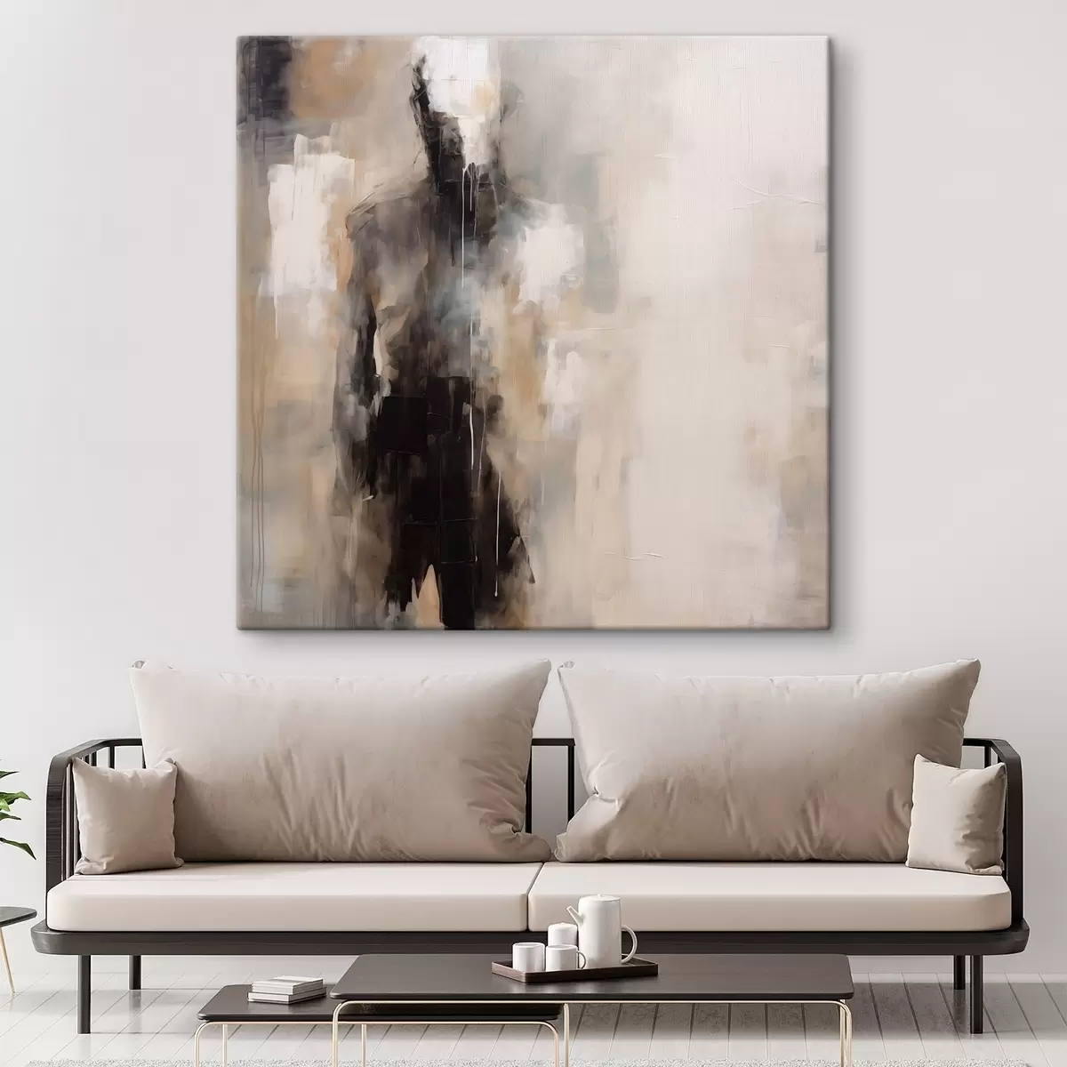 Pilt Varjudes olev abstraktne inimkuju s46360