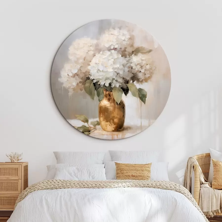 Pilt Õrn hortensia kimp vaasis r46263