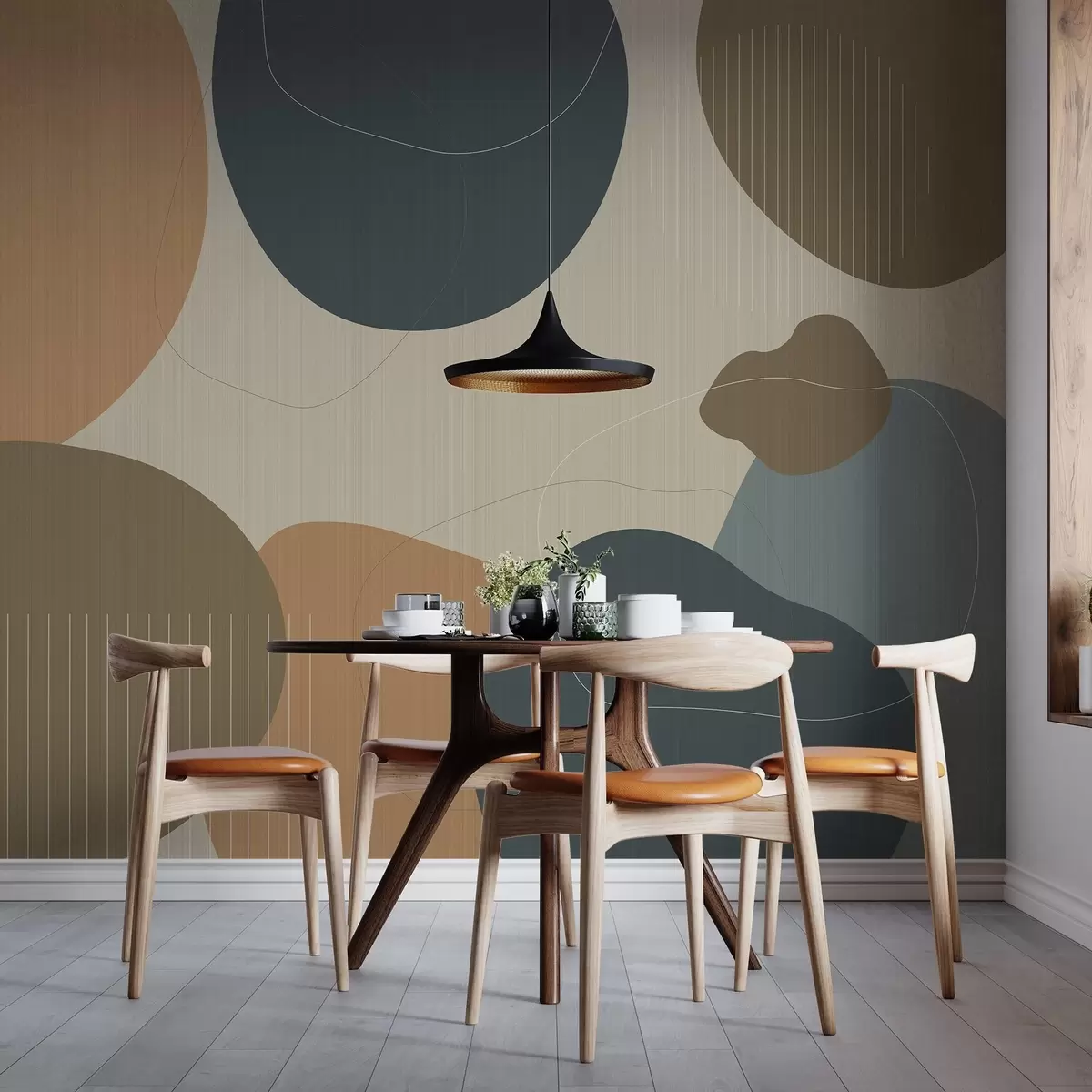 Fototapeedid Abstraktsed ringid w04759v1