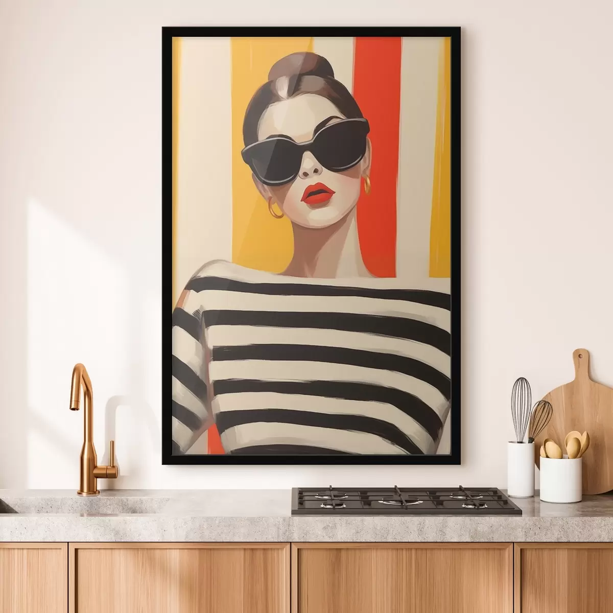 Plakat Moodne tüdruk f46418