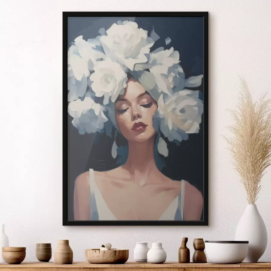 Fototapeedid Lillede tüdruk f46419