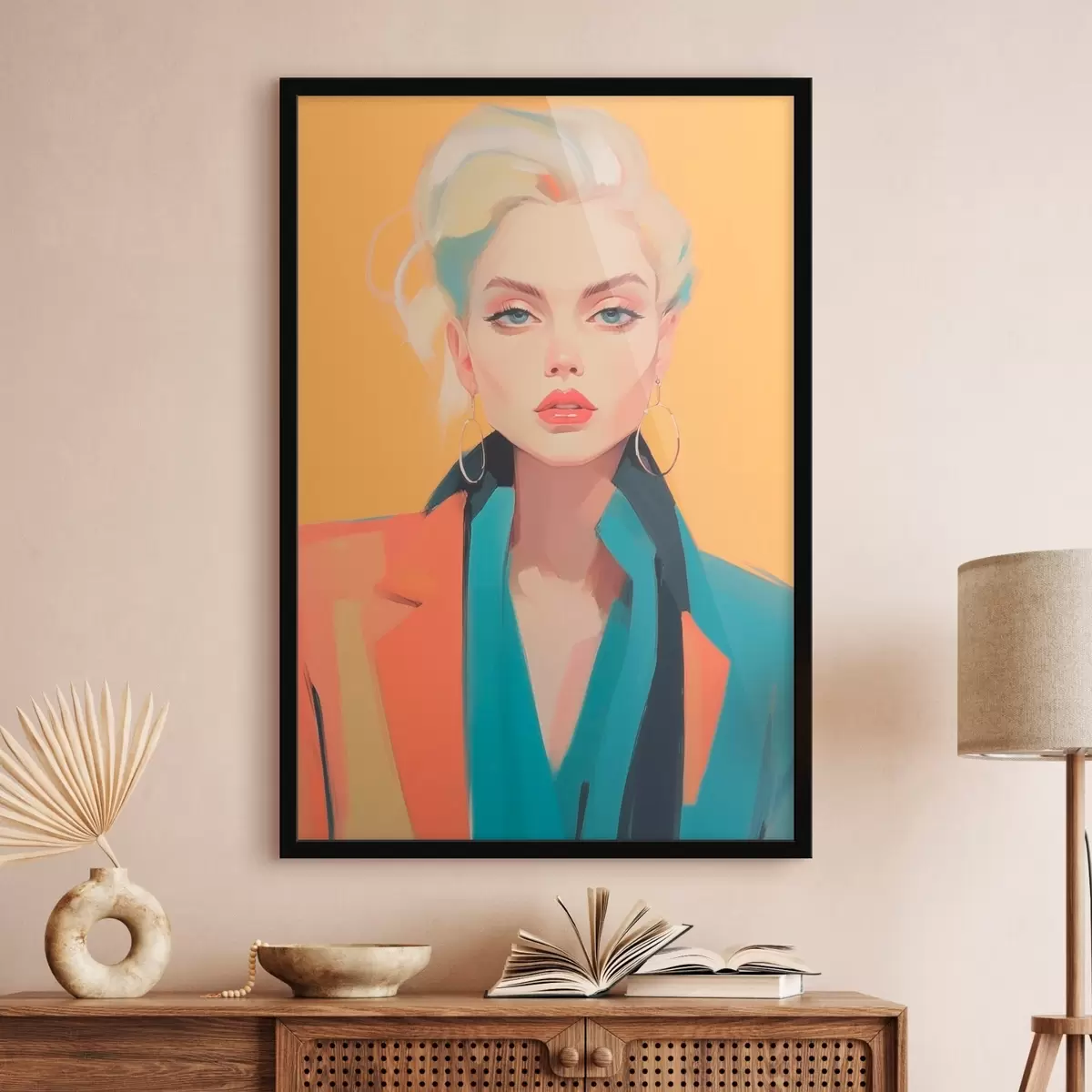 Plakat Tüdruk jakis f46422