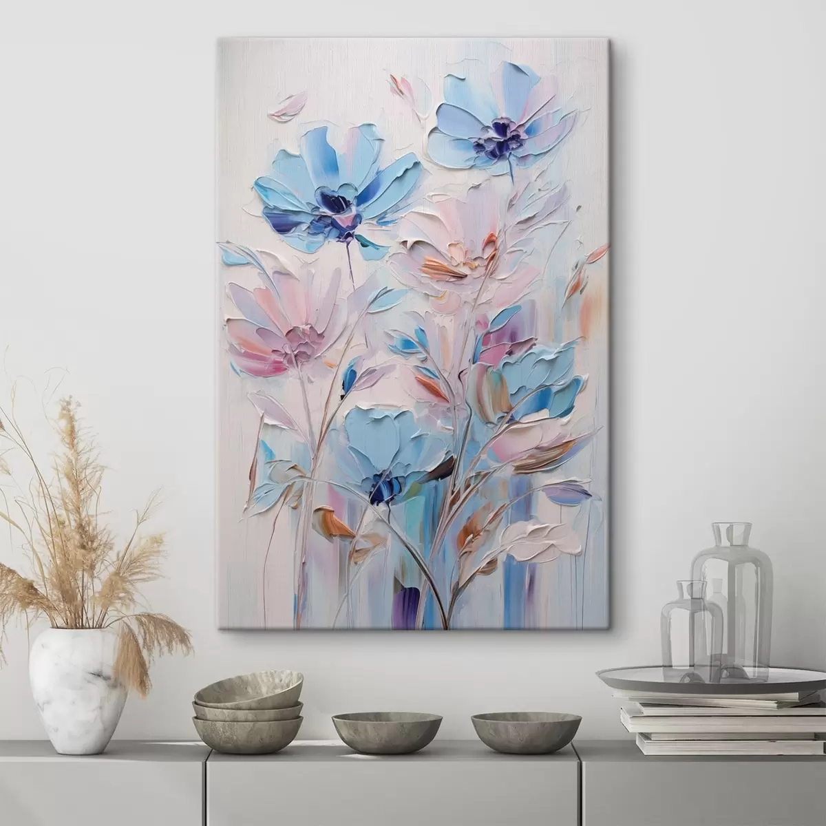 Pilt Värvitud lilled s46392