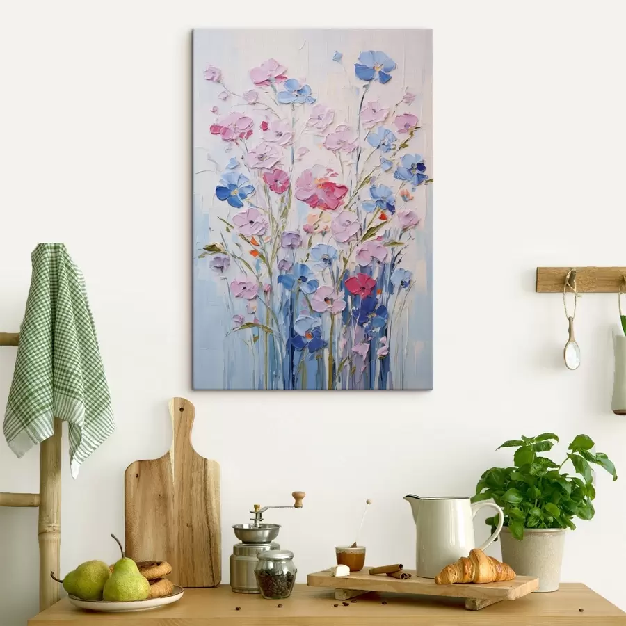 Pilt Värvitud lilled s46395