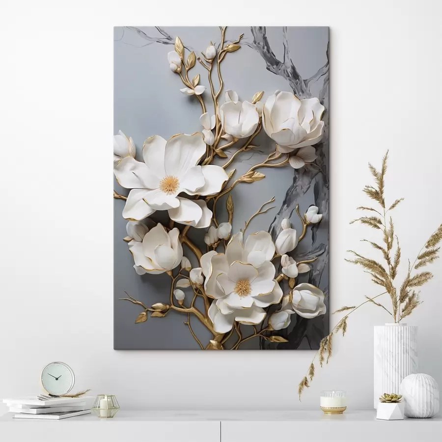 Pilt Abstraktsed lilled s46401