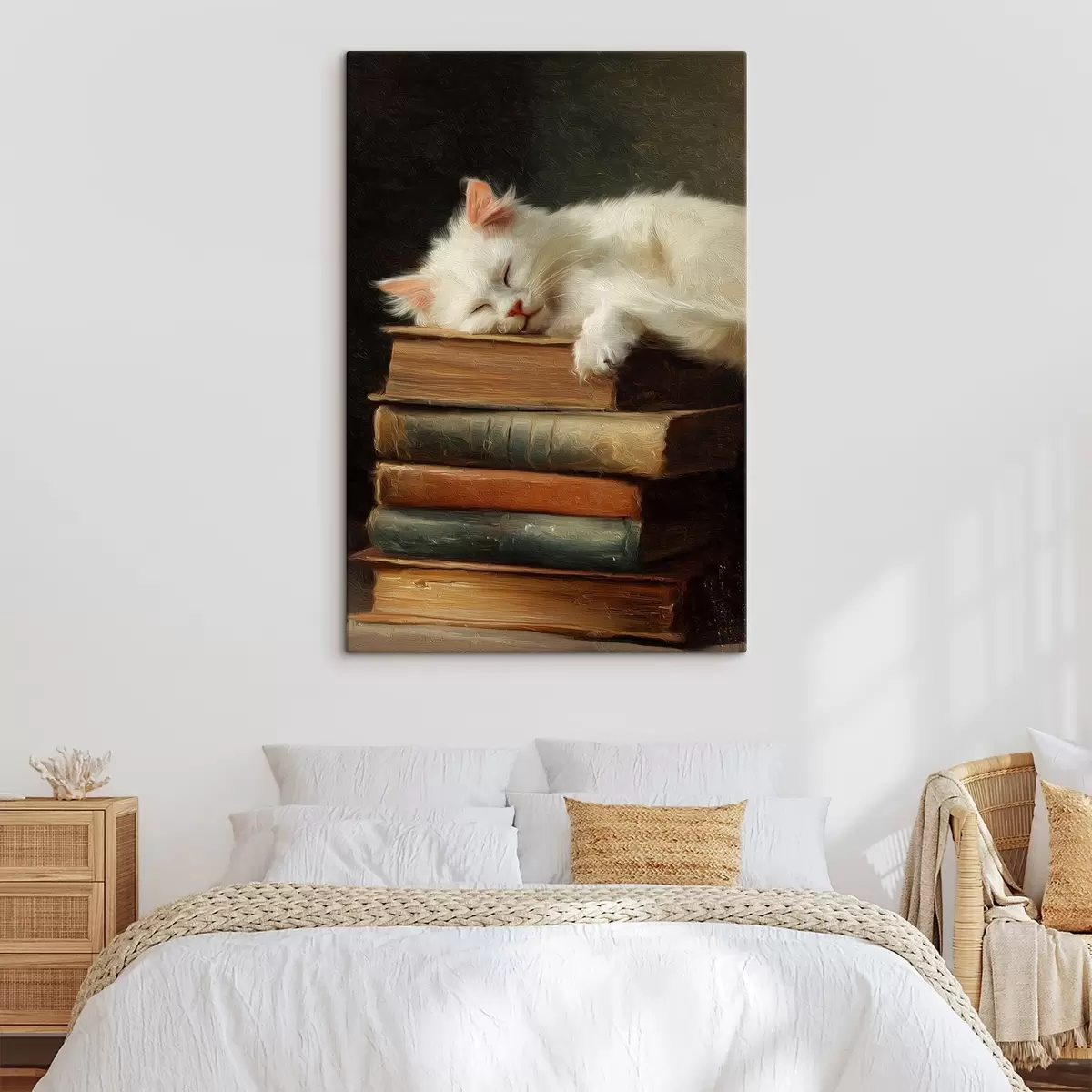 Pilt Kass raamatutel s46429