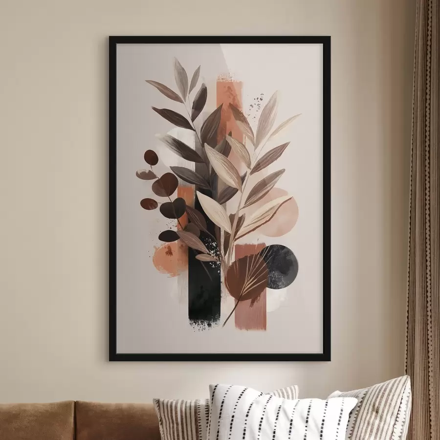 Fototapeedid Abstraktsed lehed f46376