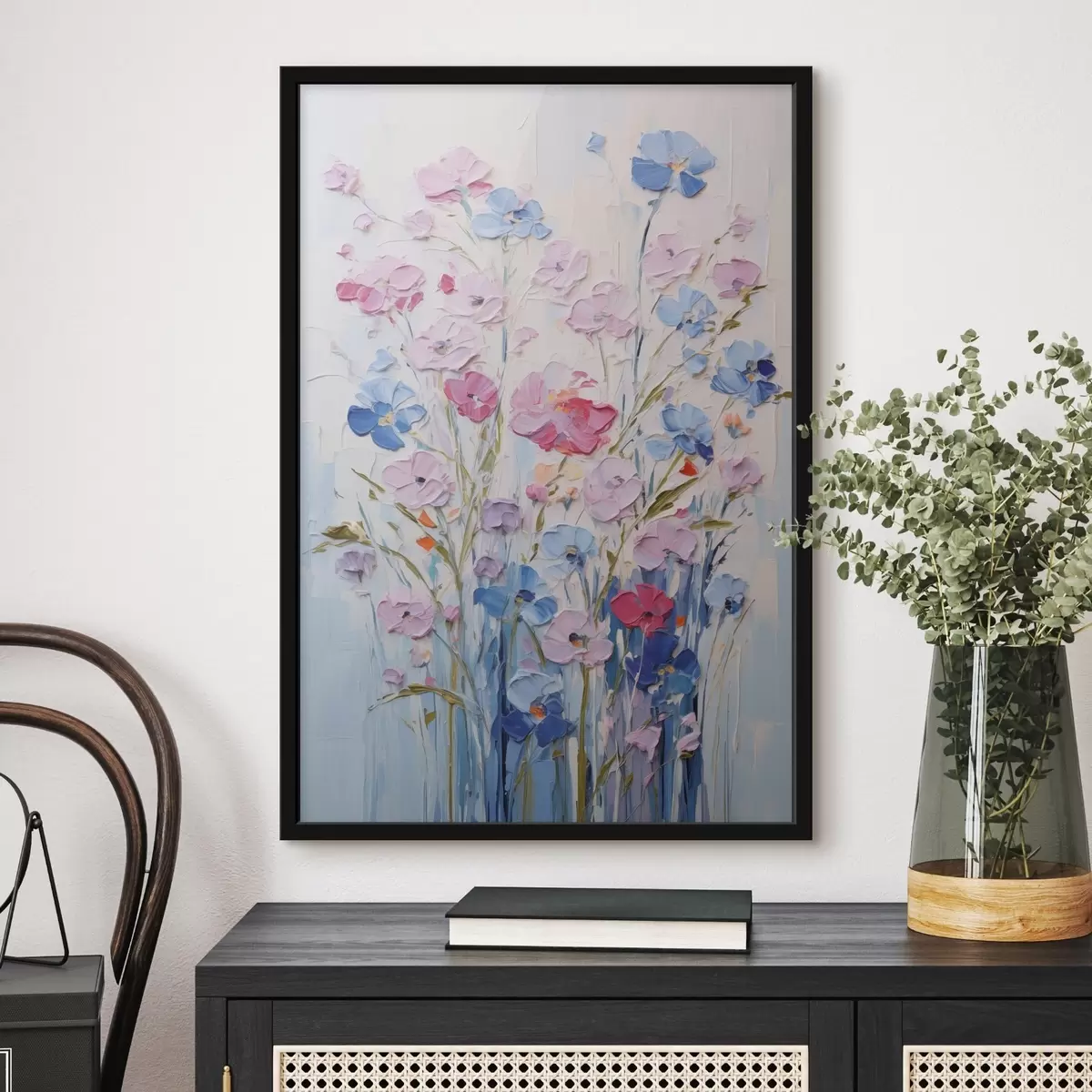 Plakat Värvitud lilled f46395