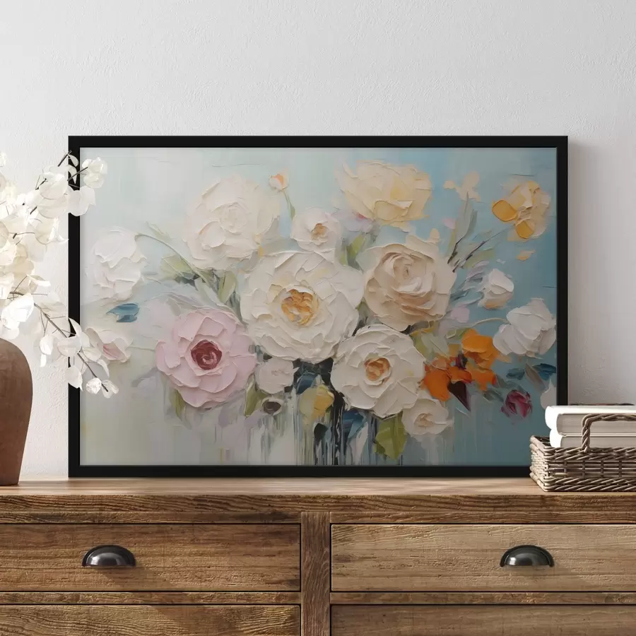 Fototapeedid Erinevate värvidega lilled f46398