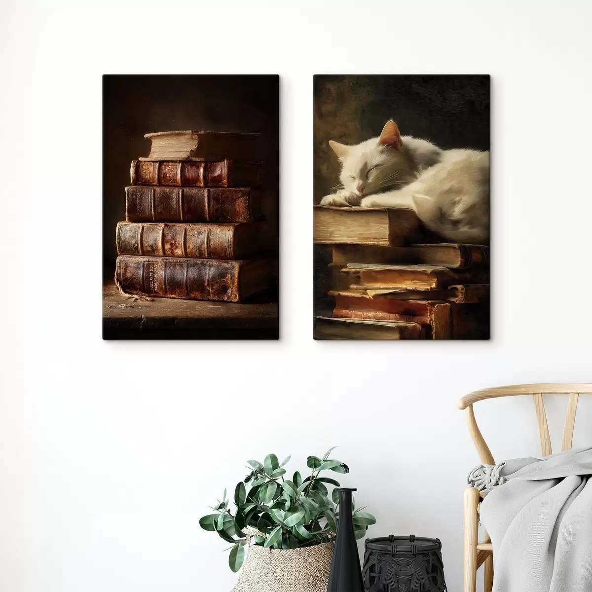 Pilt Kass raamatutel m00918