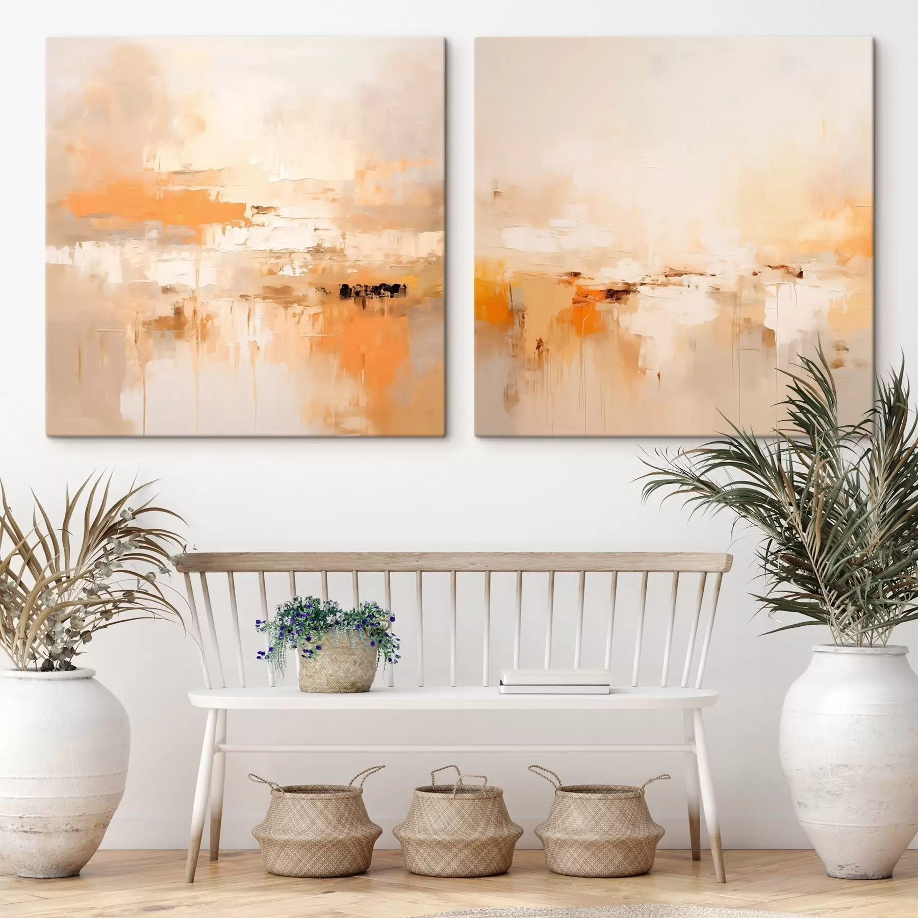 Pilt Kerge abstraktne maal sügise toonides m00895