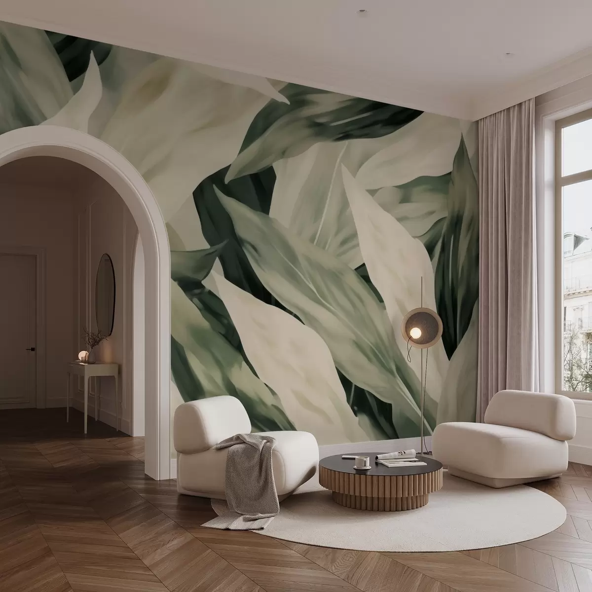 Fototapeedid Värvitud lehed w04799