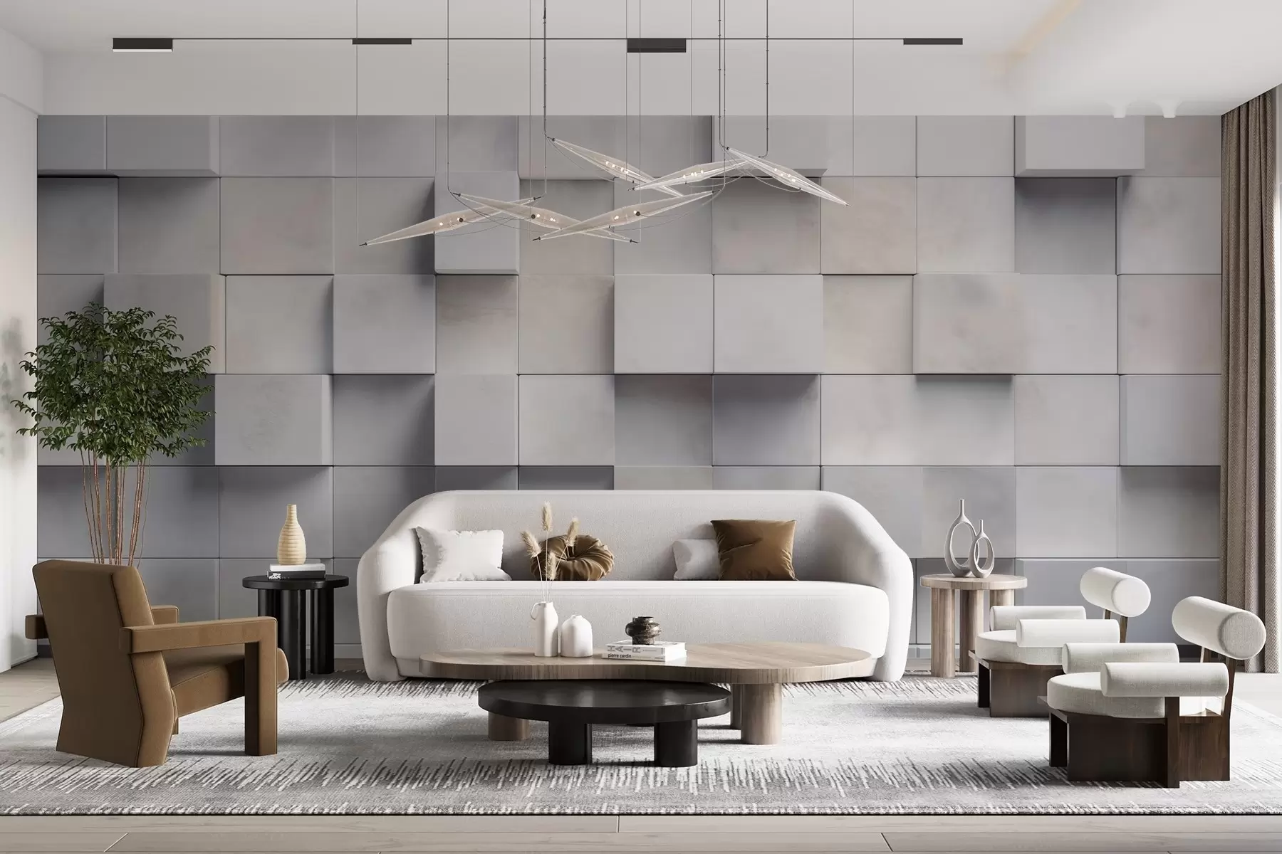 Fototapeedid Ruudukujulised plokid w04806