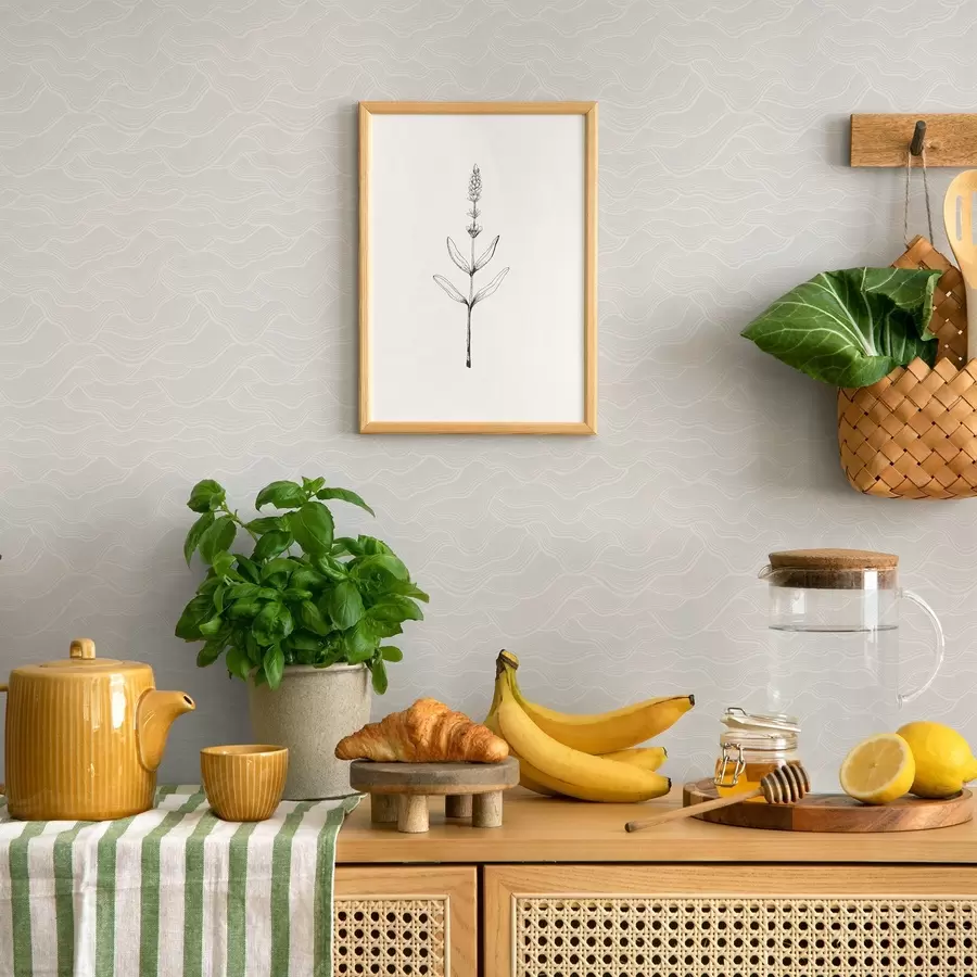 Fototapeedid Valguslained, peaaegu valge reljeef, minimaalne a00682v2