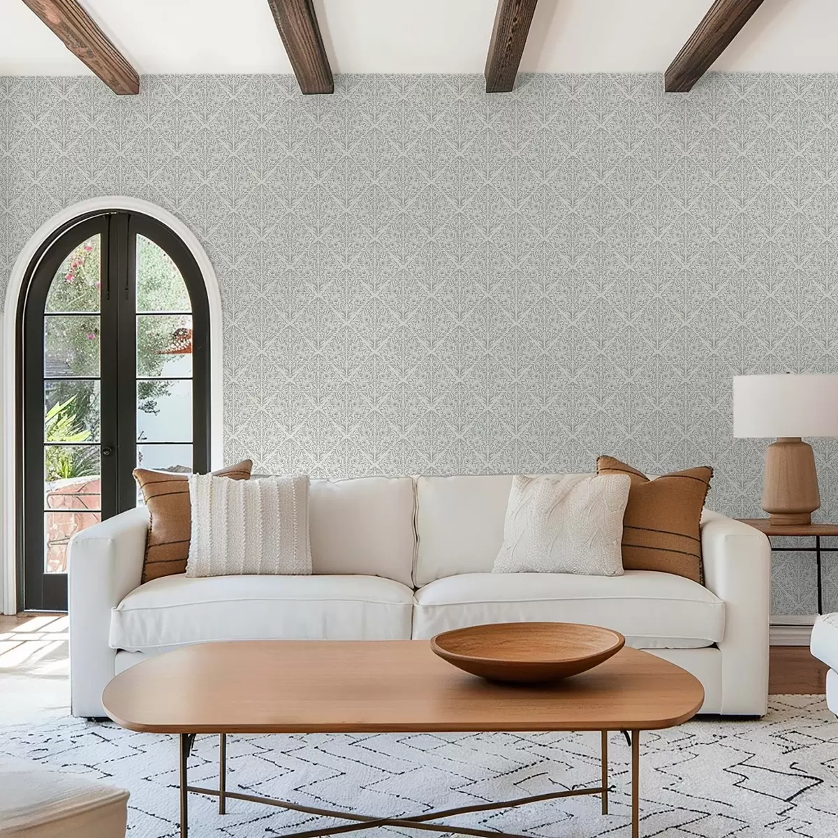 Tapeet Pitsiline pilt kreemvalgel taustal türkiissinise kontuuriga a00815v4