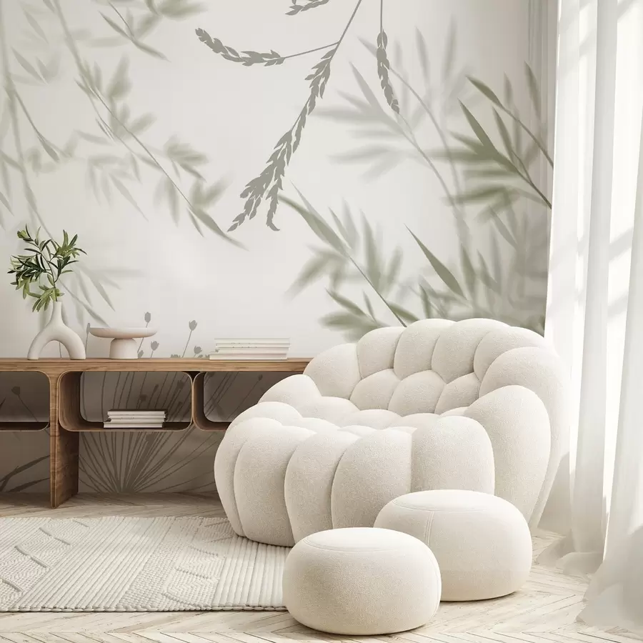 Fototapeedid Lehtede siluetid w04850