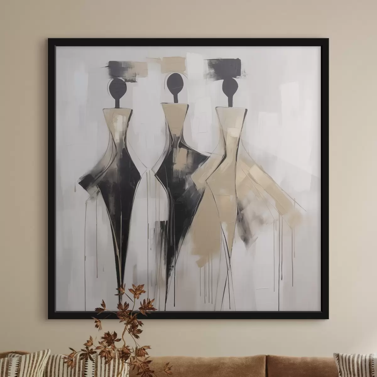 Plakat Abstraktsed siluetid f46436