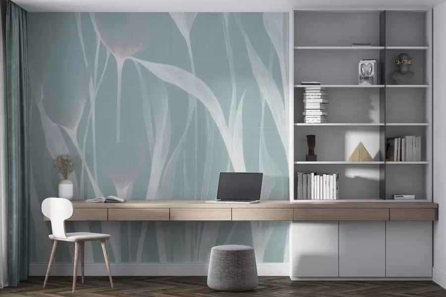 Fototapeedid Õrnad läbipaistvad tulbid w04831v2