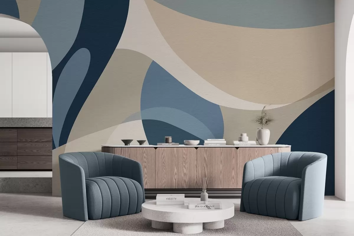 Fototapeedid Geomeetriline abstraktsioon w04843