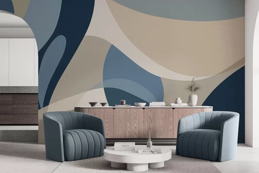 Fototapeedid Geomeetriline abstraktsioon w04843