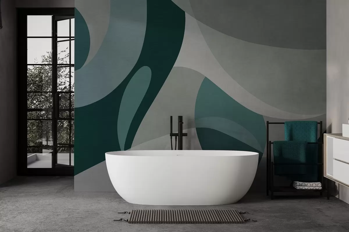 Fototapeedid Geomeetriline abstraktsioon w04843v2