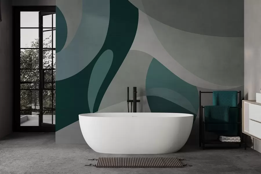 Fototapeedid Geomeetriline abstraktsioon w04843v2