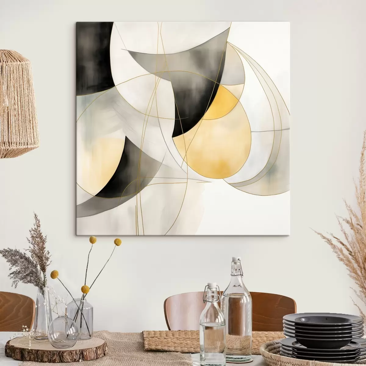 Pilt Geomeetriline abstraktsioon modernses stiilis s46328