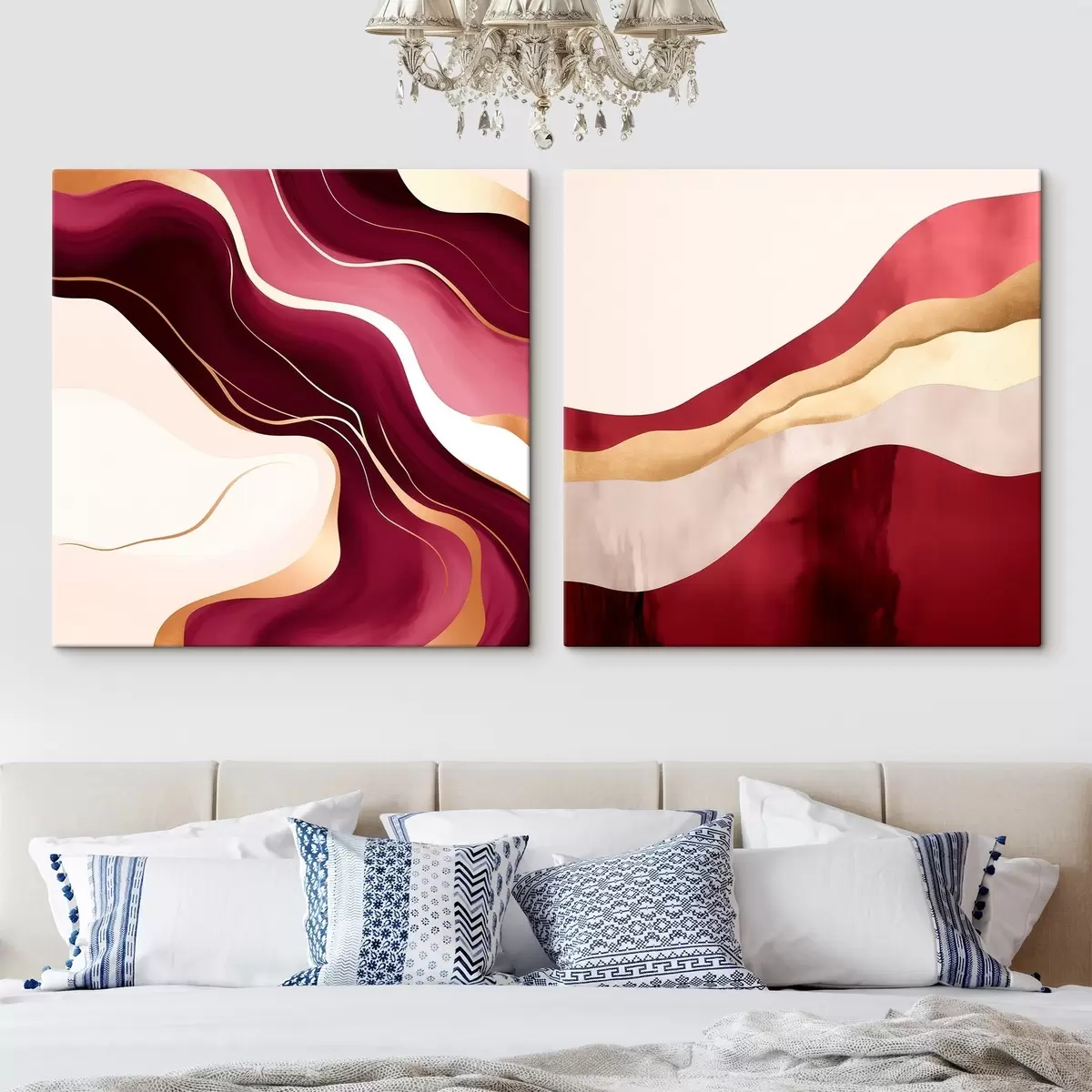 Pilt Lainejas abstraktsioon, rikkalikud varjundid m00903