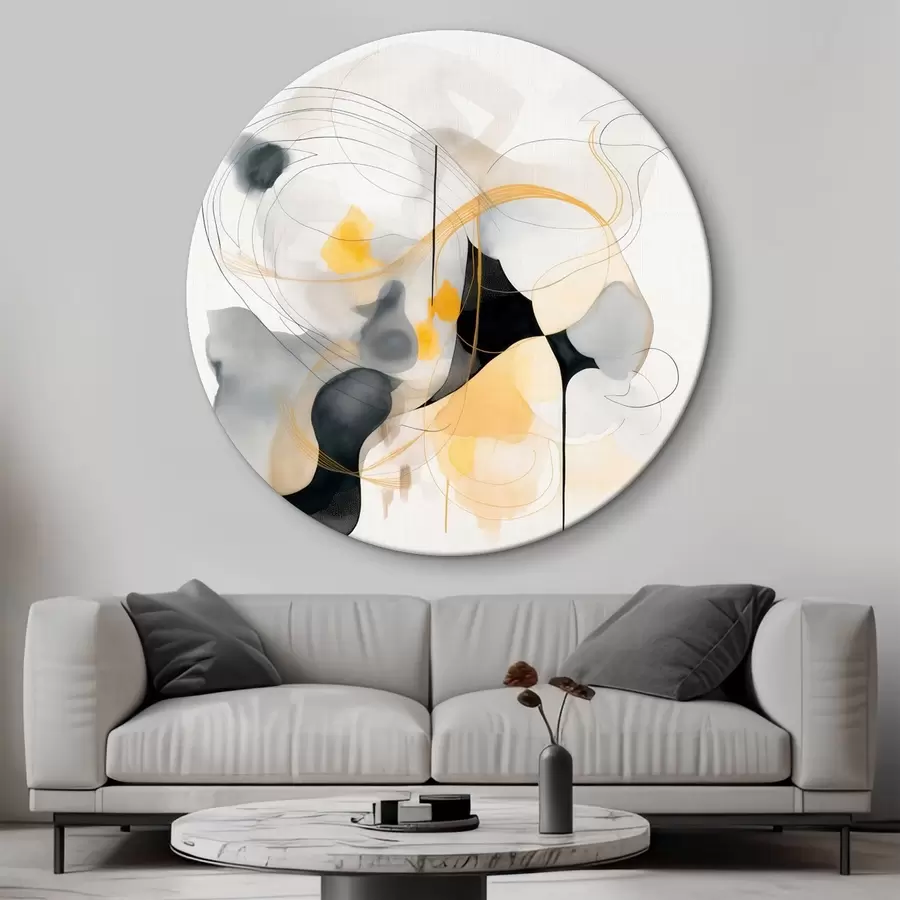 Pilt Kaootilised jooned ja täpid modernses stiilis r46335