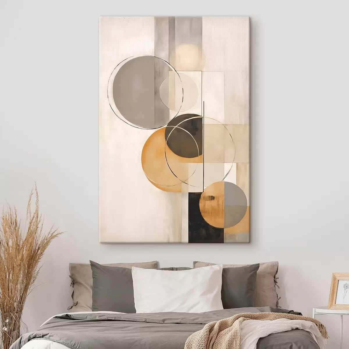 Pilt Geomeetriline abstraktsioon ringidega s46358