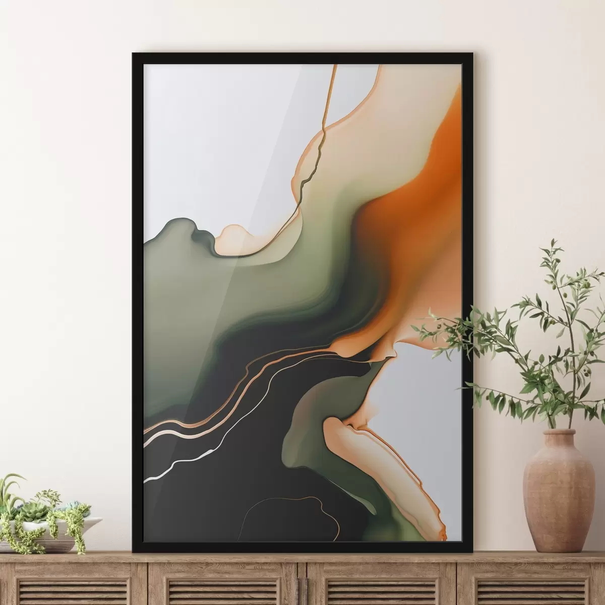 Plakat Abstraktne laine f46448