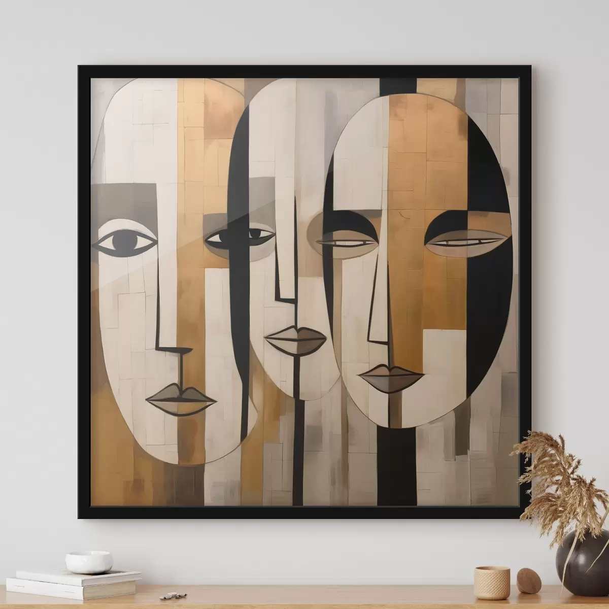 Plakat Abstraktsed näod f46452