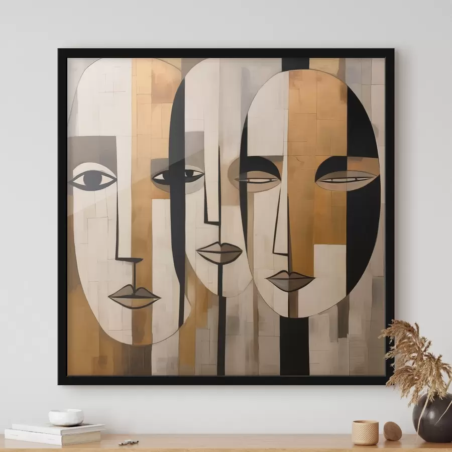 Fototapeedid Abstraktsed näod f46452