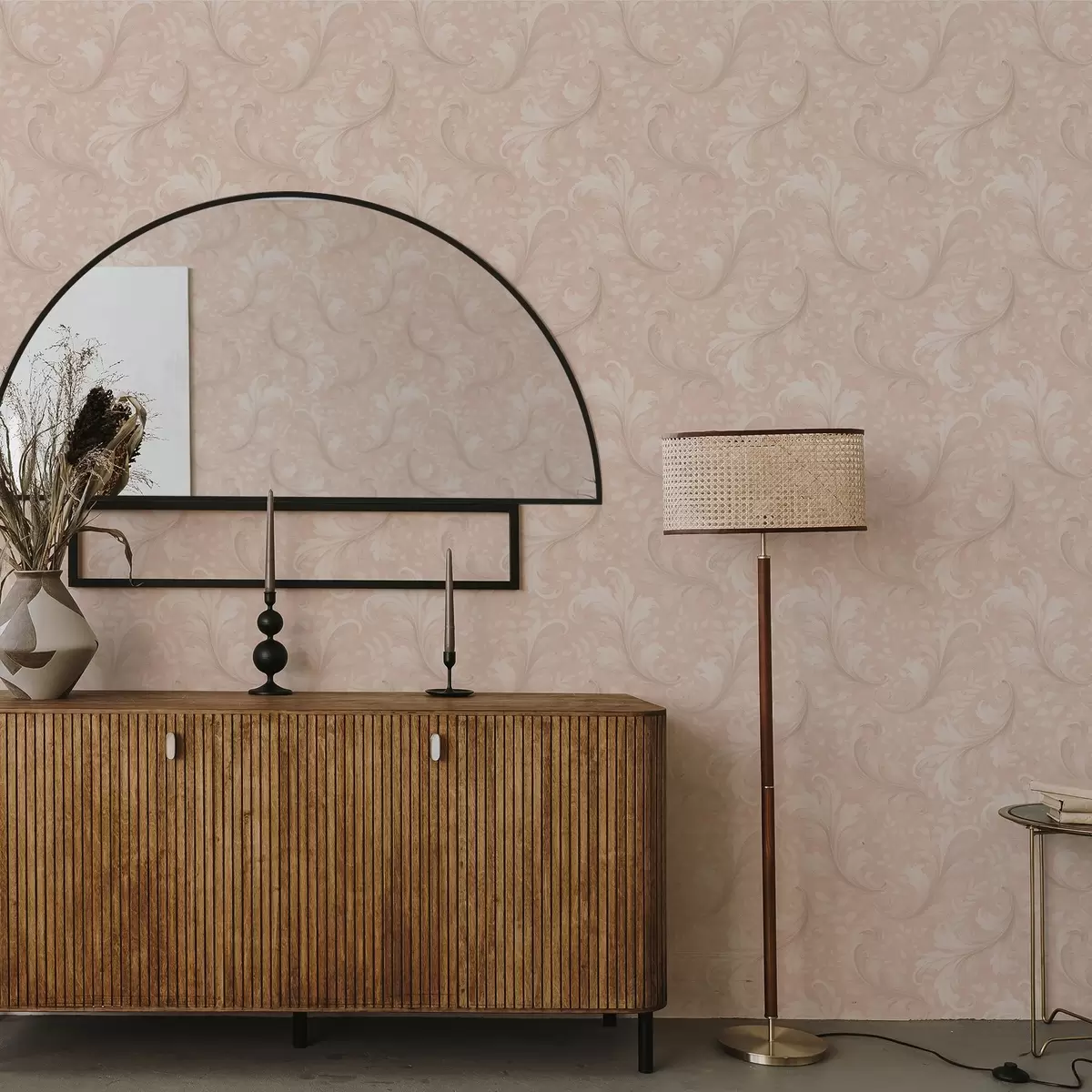 Tapeet Akanthusekirjad soojal beežil taustal a00772