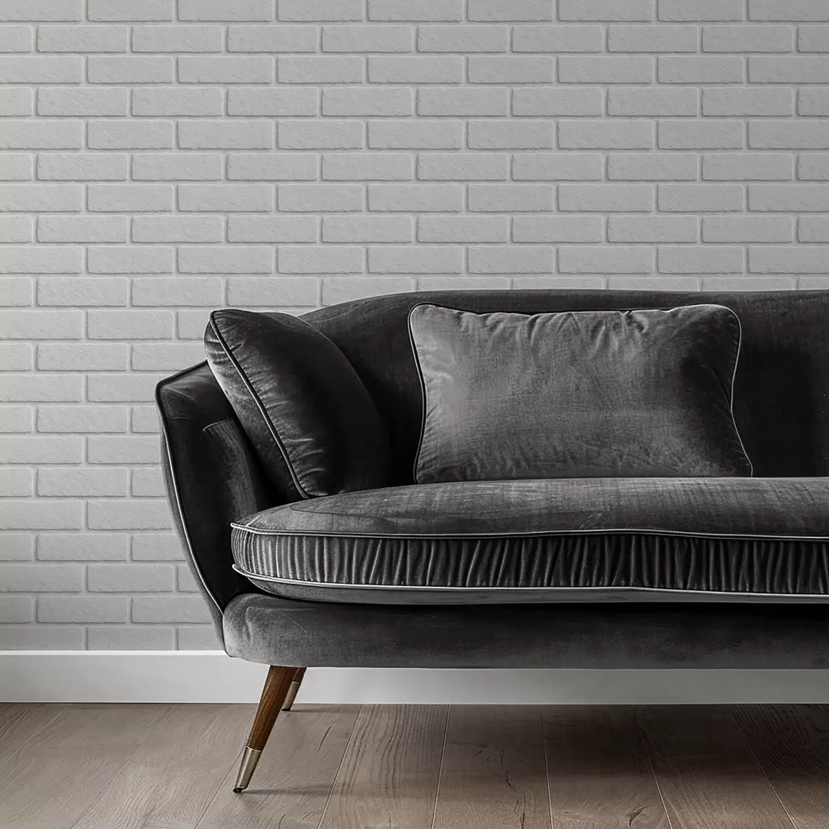 Tapeet Valge telliskivi tekstuur, horisontaalne paigutus a00877