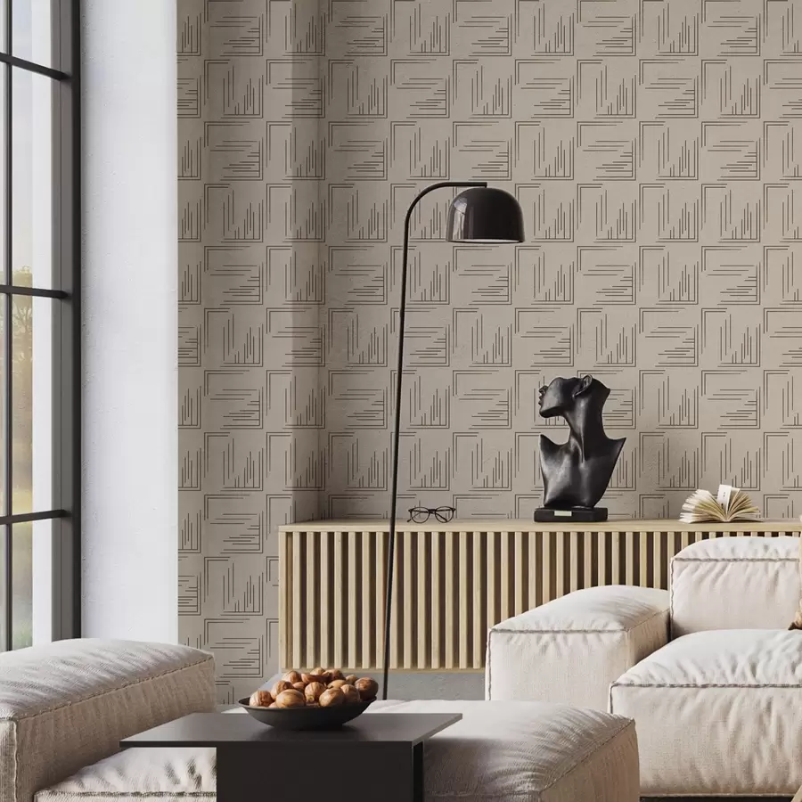 Fototapeedid Suured kakaonurgad mitmekesiste joontäidetega, liiv a00913