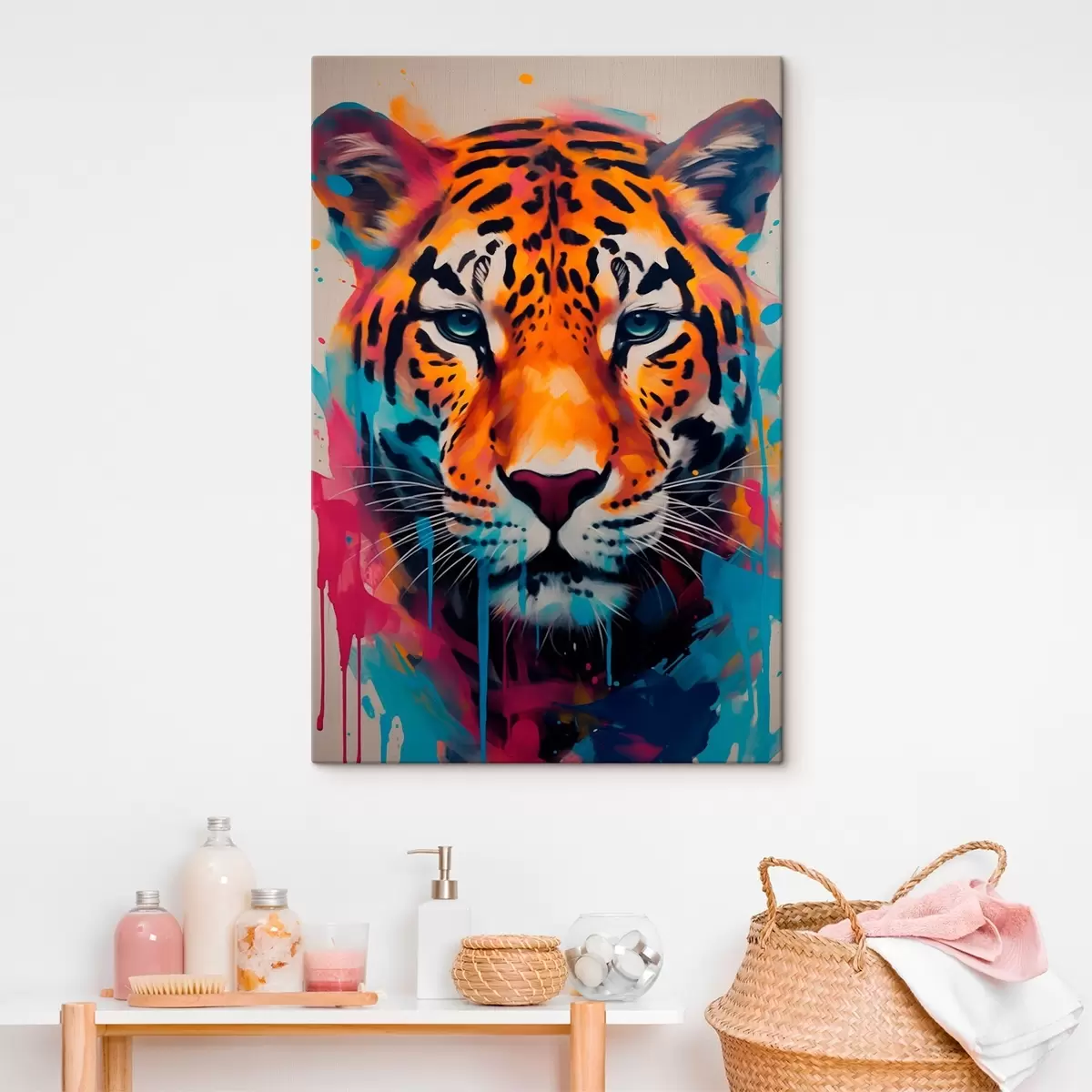 Pilt Tänavakunsti stiilis jaaguar s46476