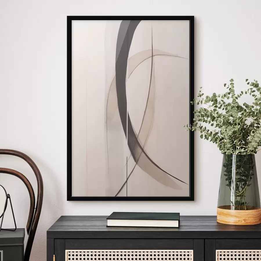 Fototapeedid Elegantne kalligraafia. Abstraktsioon f46468