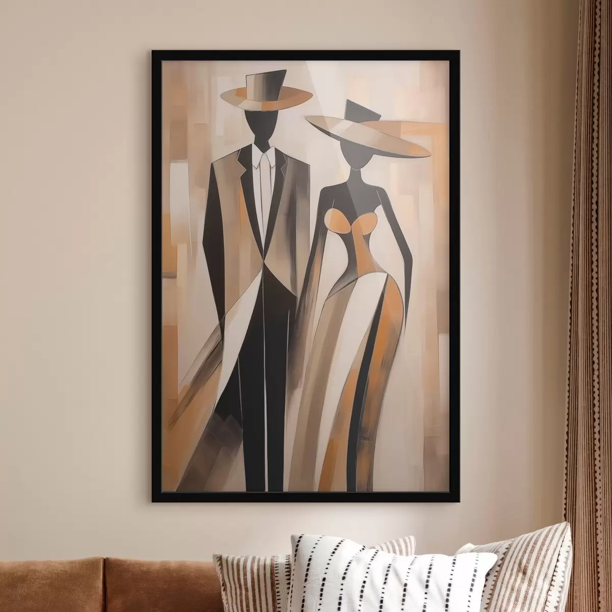 Plakat Paari siluetid f46477