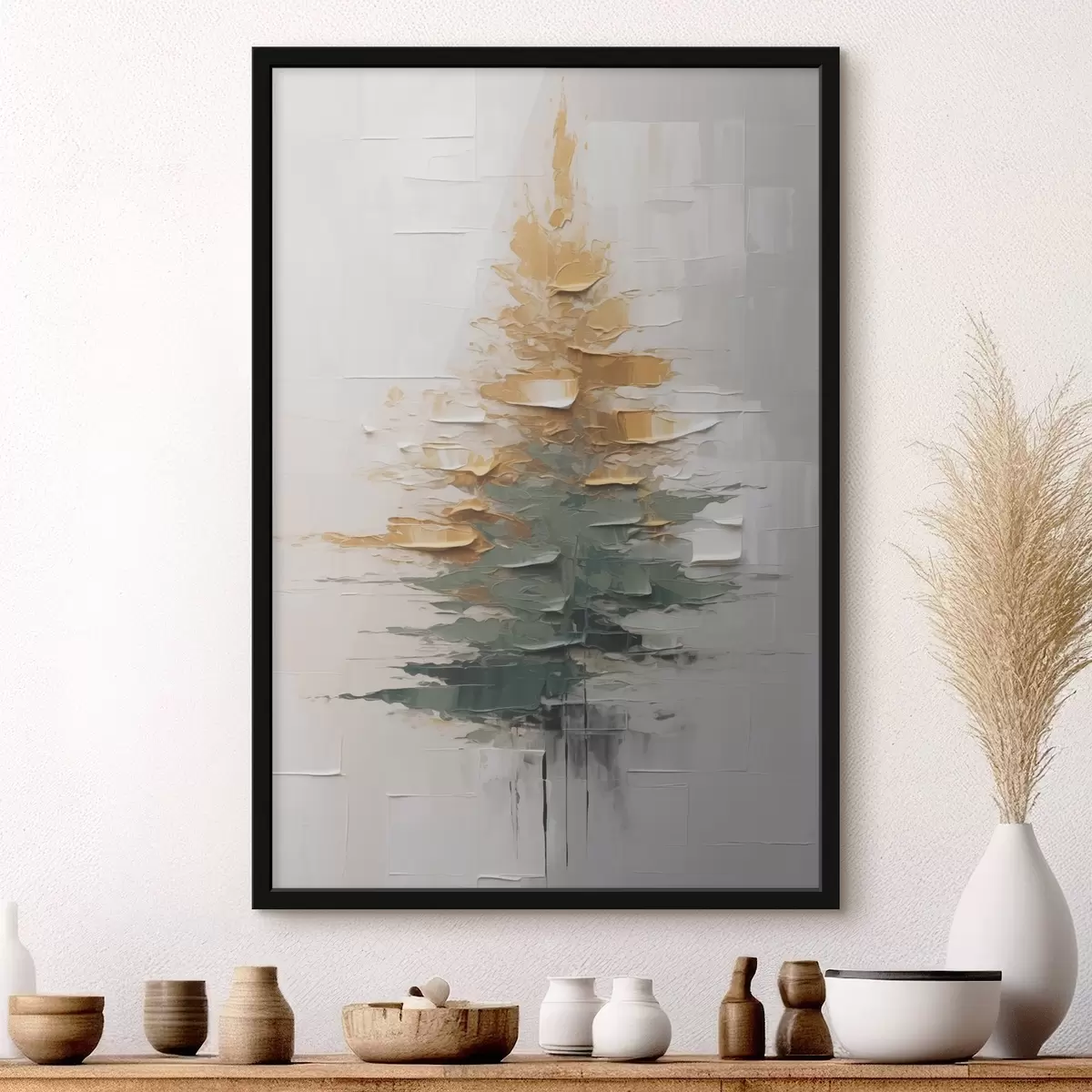 Plakat Abstraktne kuusk f46570