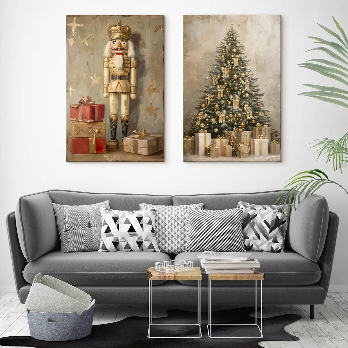 Pilt Pähklipureja ja jõulupuu kingitustega m00957