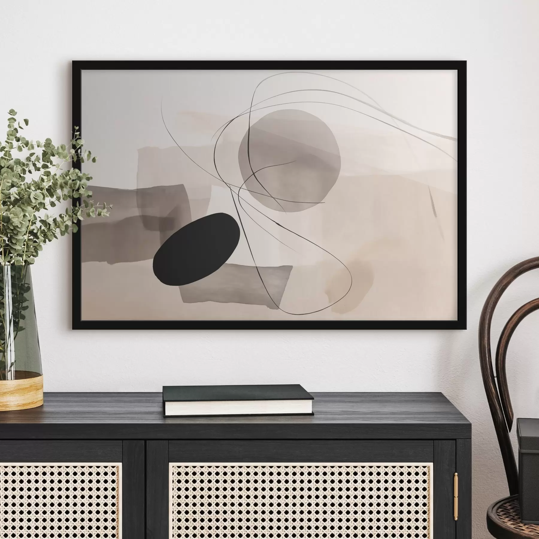 Fototapeedid Abstraktsed kujundid joontega f46455